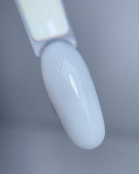 Opal White Modellier Gel mit smaragd Glitter Karl Diamant 5 ml